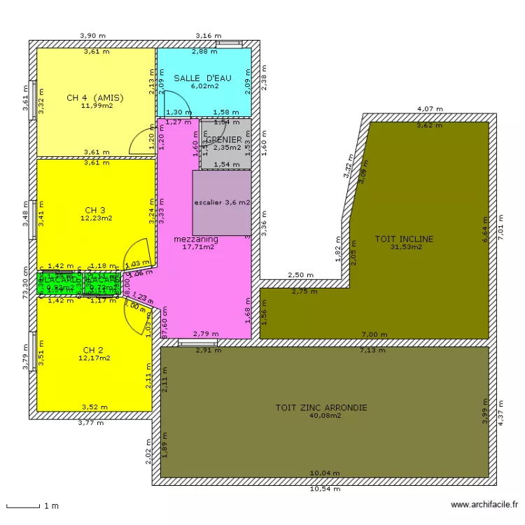 PLAN etage finale. Plan de PLAN etage finale. Plan de