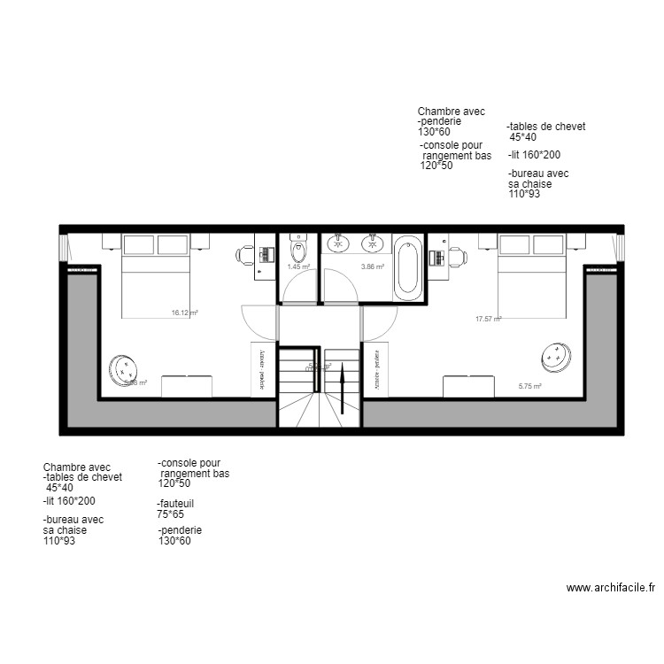  r2 T4. Plan de 0 pièce et 0 m2