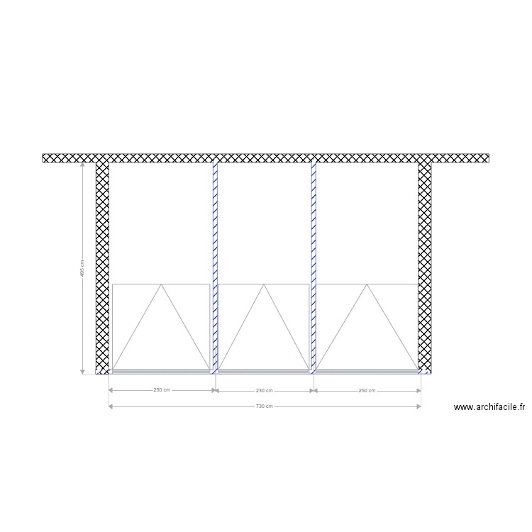 Parking GOURAN places C36 C37 C38. Plan de 0 pièce et 0 m2