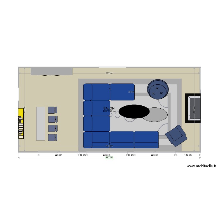 SALON PARIS2. Plan de 0 pièce et 0 m2