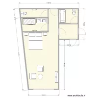 Plan agrandissement chambre jos&eacute;phine 