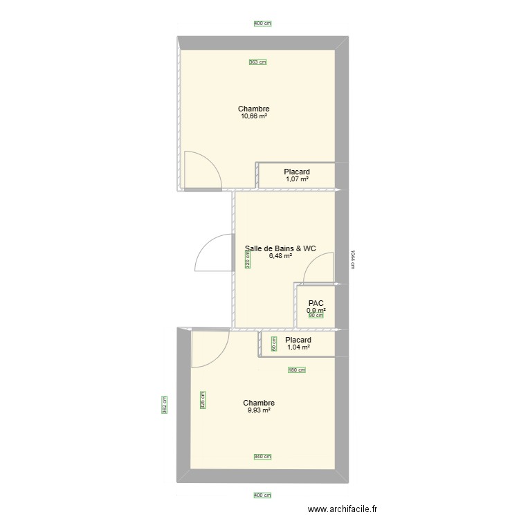 SERIE 1 : MODULE B. Plan de 6 pièces et 30 m2