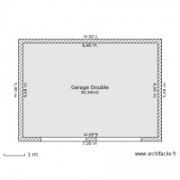 Garage double 30,34 M²
