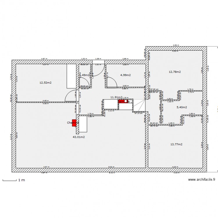 Appart-étage2. Plan de 0 pièce et 0 m2