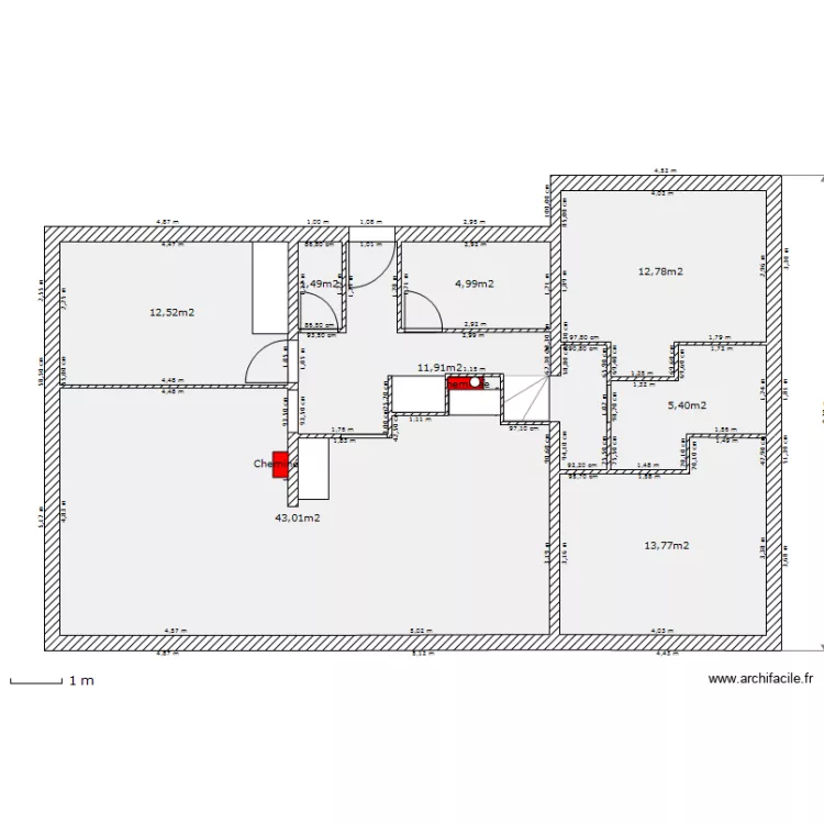 Appart-&eacute;tage2. Plan de 