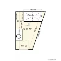 salle de bains douche &agrave; droite vasque simple &agrave; gauche