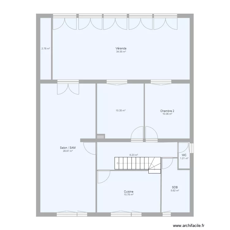 Etage mésange. Plan de Etage mésange. Plan de