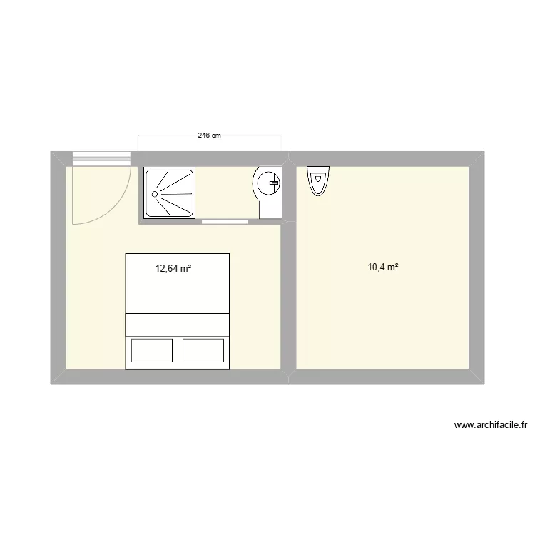 Projet S&eacute;pulchre. Plan de 