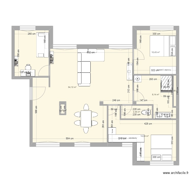 Test 2. Plan de 0 pièce et 0 m2