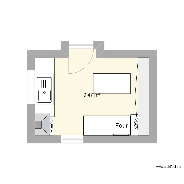 cuisine. Plan de 0 pièce et 0 m2 cuisine. Plan de 0 pièce et 0 m2