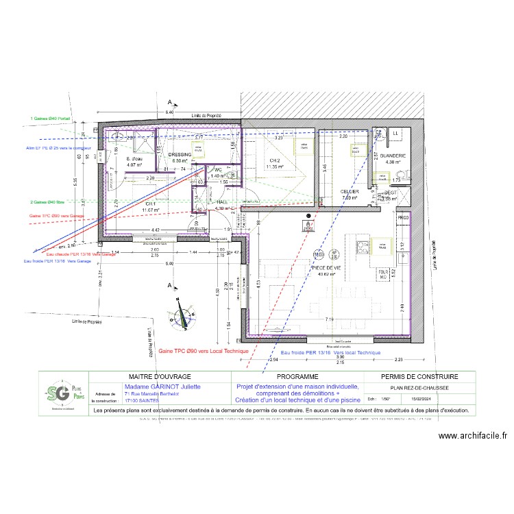 Weber Garinot. Plan de 0 pièce et 0 m2