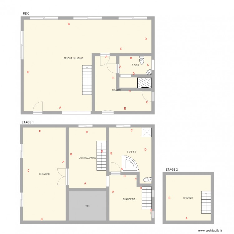 jacques. Plan de 0 pièce et 0 m2