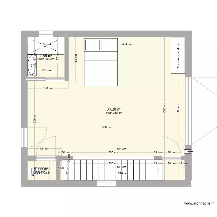 Garage Bergier. Plan de 