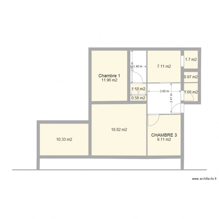 Gilbert. Plan de 0 pièce et 0 m2