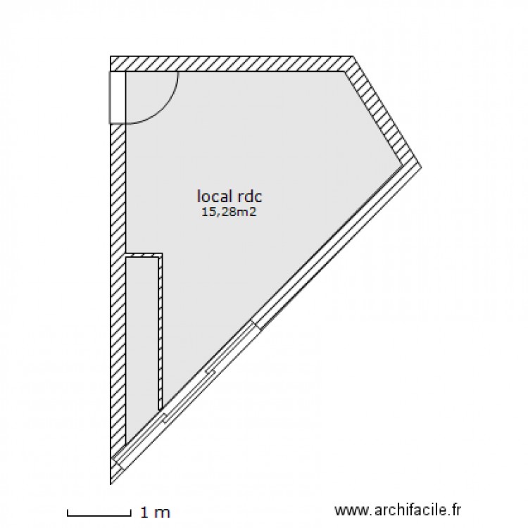 local rdc Coulenguiou. Plan de 0 pièce et 0 m2