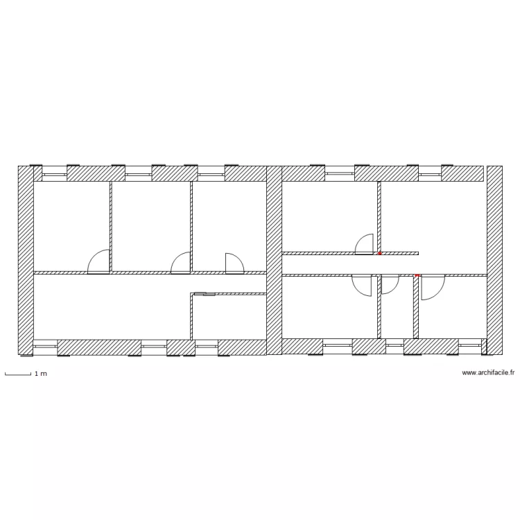 premier étage. Plan de premier étage. Plan de