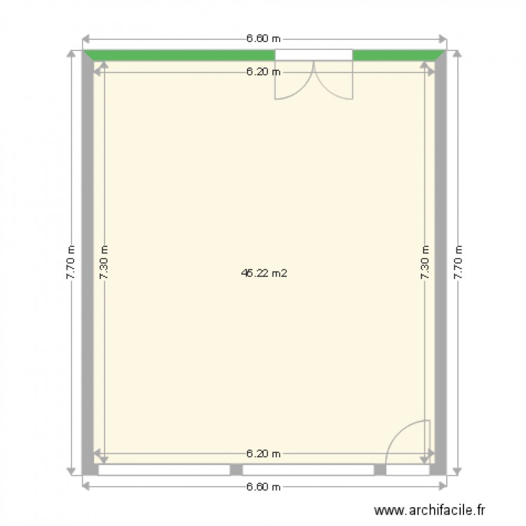garage. Plan de 0 pièce et 0 m2