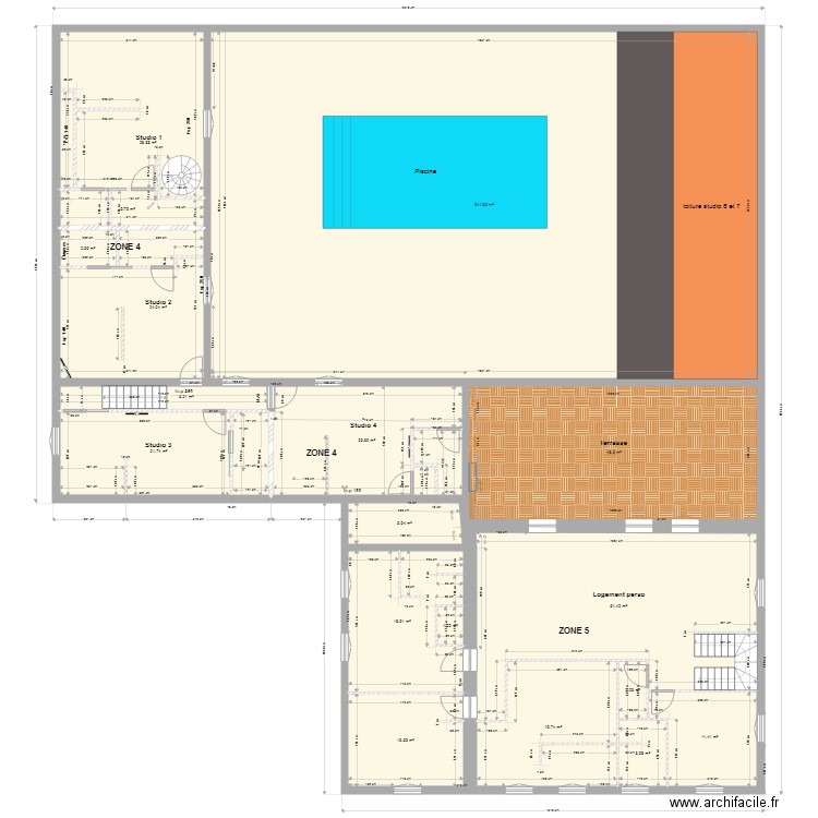 Plan de masse etage . Plan de 0 pièce et 0 m2