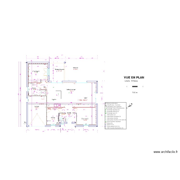 Maison Mamie. Plan de 0 pièce et 0 m2