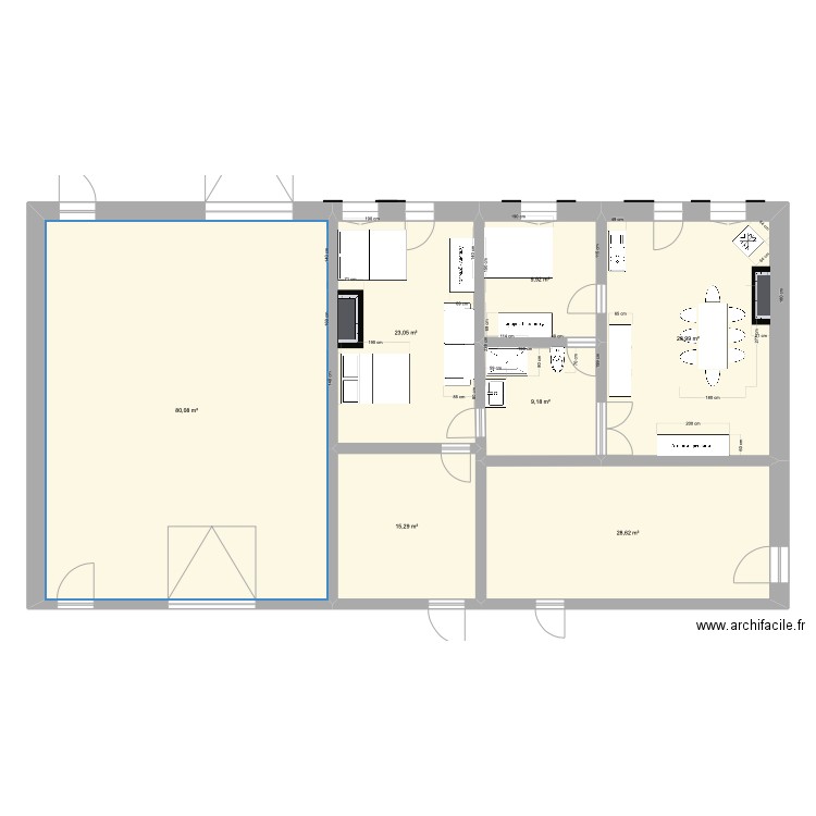 Maison Loume. Plan de 0 pièce et 0 m2