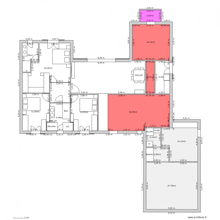 Mezzanine. Plan de 0 pièce et 0 m2