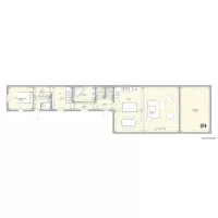 Plan &eacute;lectrique Maison SDB 1