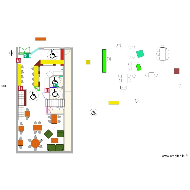 plan V4 Triphasé POUR DOS SECU. Plan de 0 pièce et 0 m2