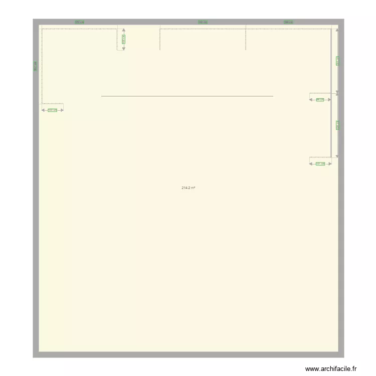 Foyer rural. Plan de 
