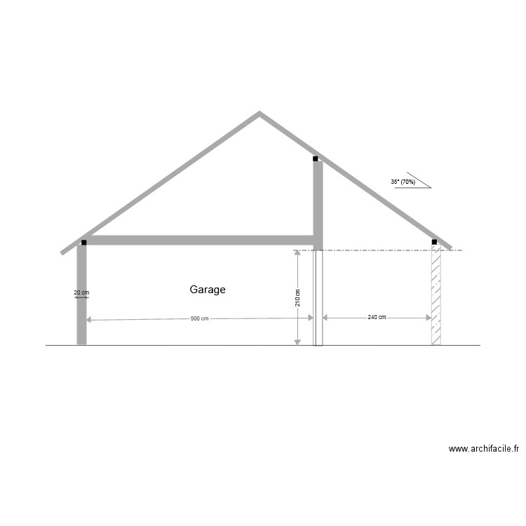 Coupe CC. Plan de 0 pièce et 0 m2