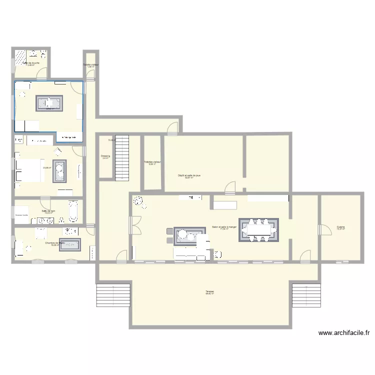 plan travaux maison. Plan de 
