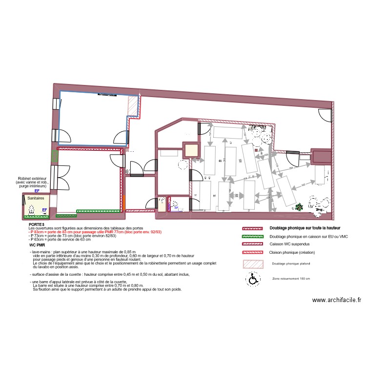 270624_Cloisons_essai diane meubles poussésv2. Plan de 10 pièces et 119 m2