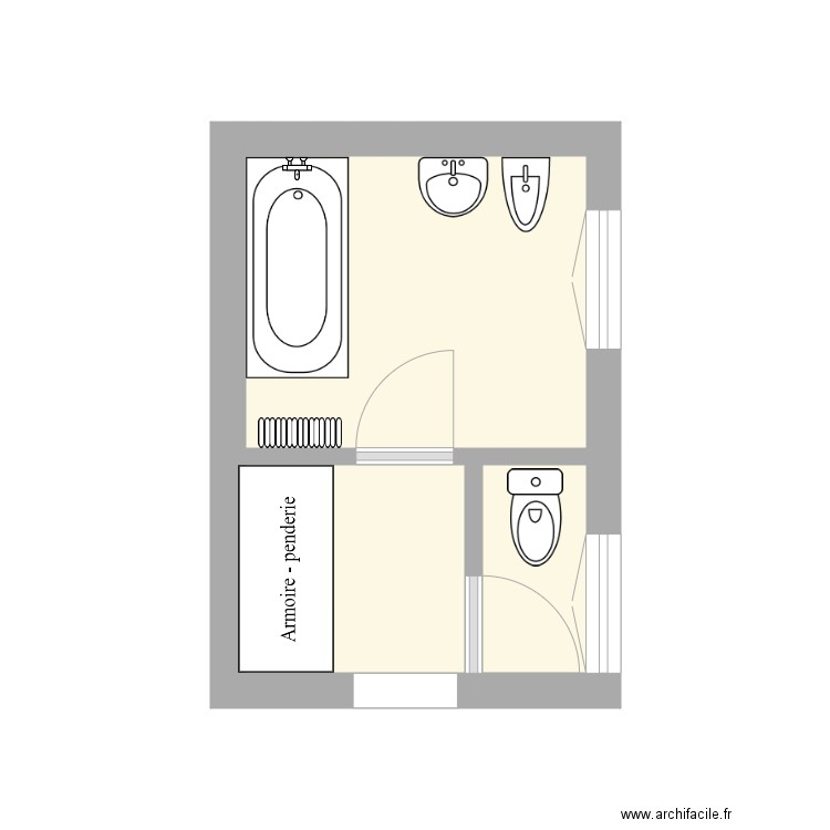 CROQUIS manzoni. Plan de 0 pièce et 0 m2