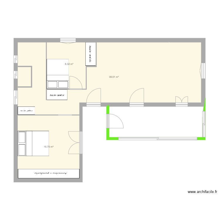 MAISON 2. Plan de 0 pièce et 0 m2