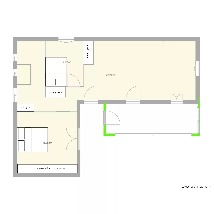 MAISON 2. Plan de 