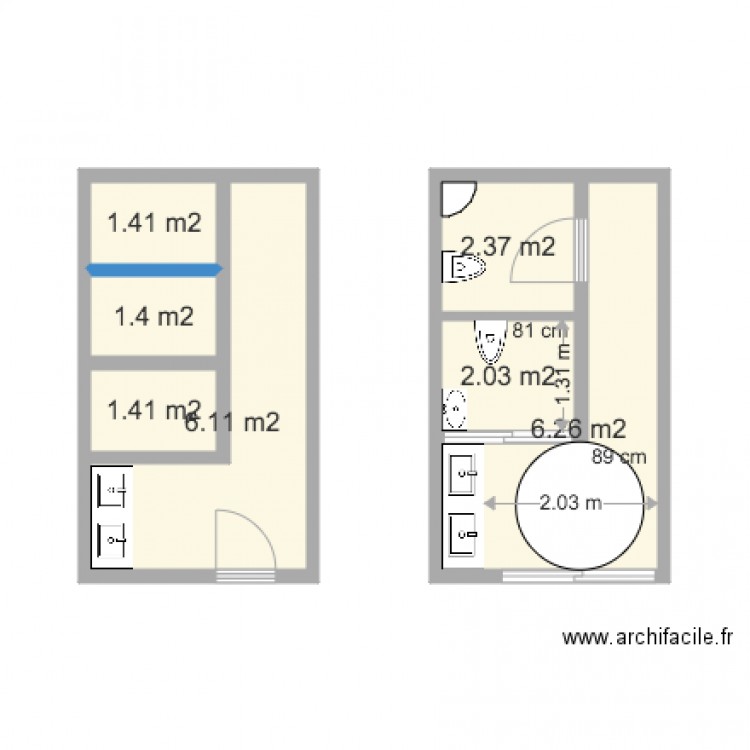 Civelle Plan Actuel. Plan de 0 pièce et 0 m2