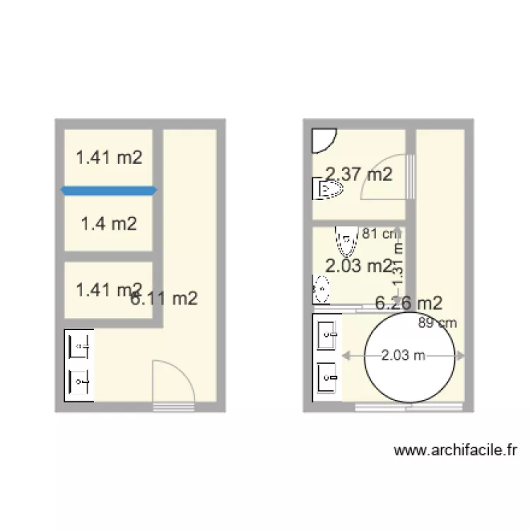 Civelle Plan Actuel. Plan de 