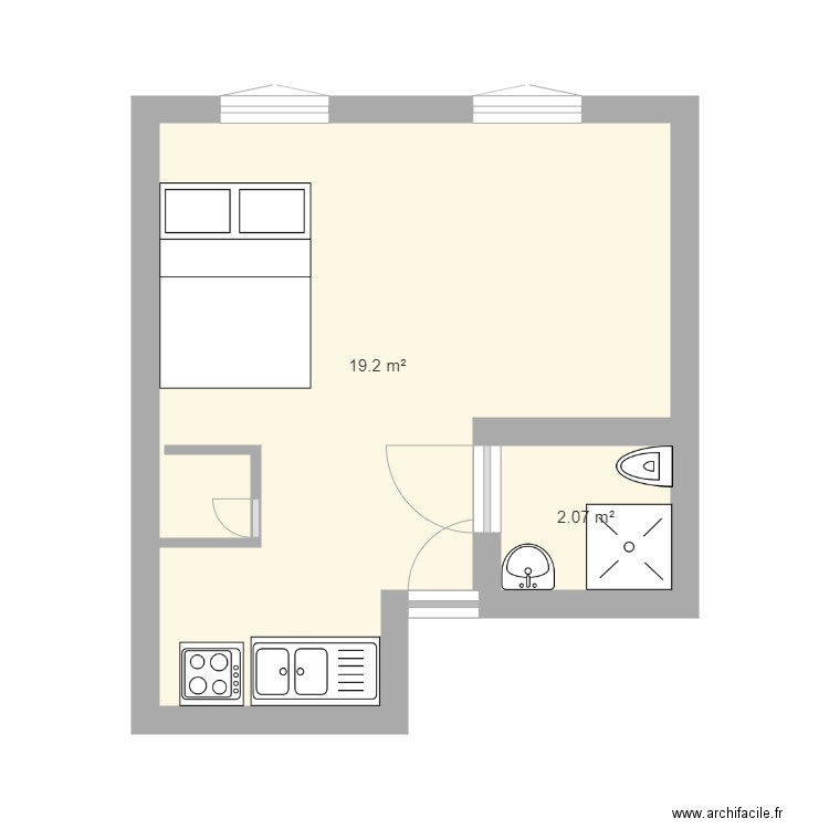 maison. Plan de 0 pièce et 0 m2