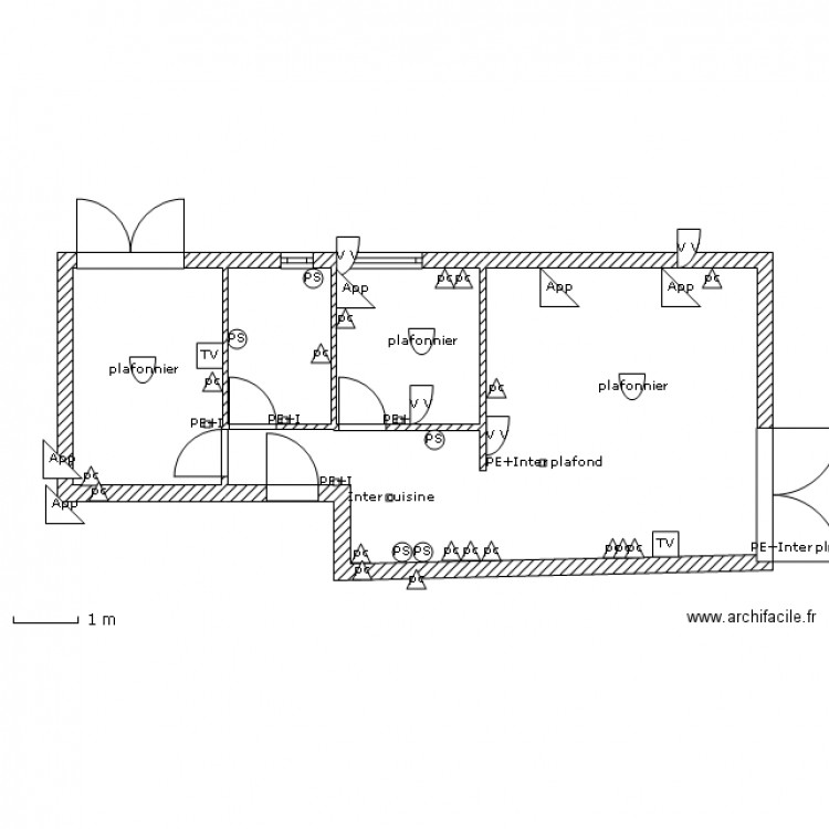 praloup ELEC sans legende. Plan de 0 pièce et 0 m2