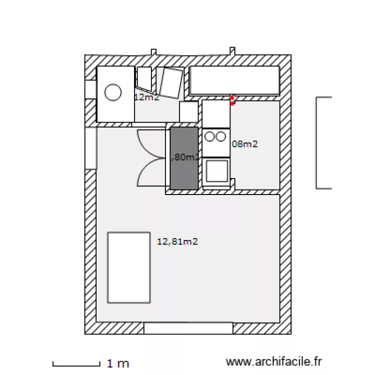 23M&sup2;. Plan de 