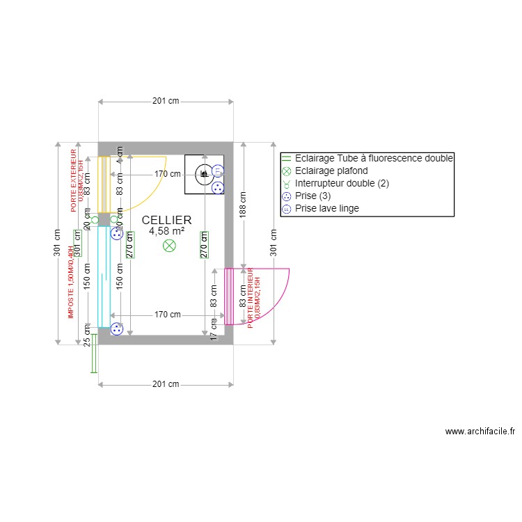 VAI CELLIER ELEC. Plan de 0 pièce et 0 m2