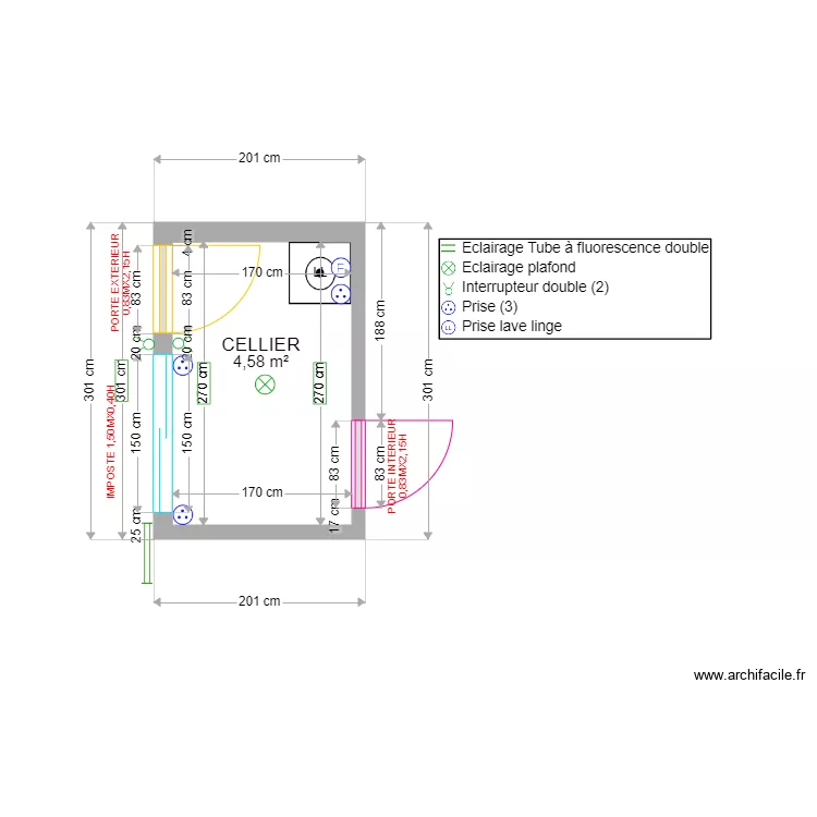 VAI CELLIER ELEC. Plan de VAI CELLIER ELEC. Plan de