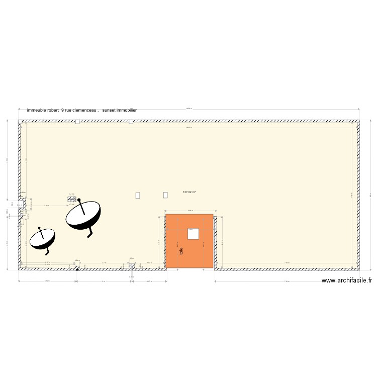 immeuble robert parabol. Plan de 0 pièce et 0 m2