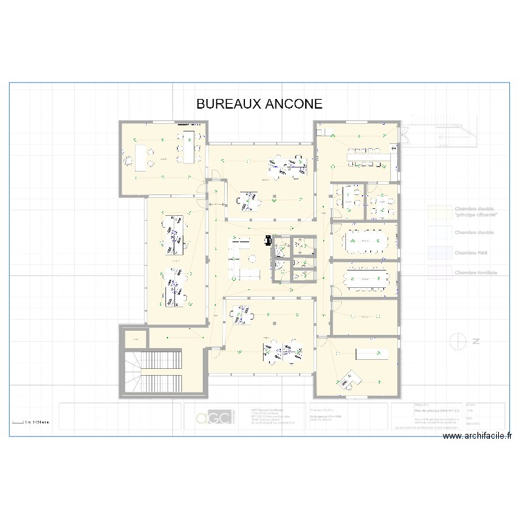 Bureaux Ancone Elec. Plan de 0 pièce et 0 m2