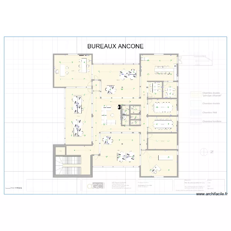Bureaux Ancone Elec. Plan de 