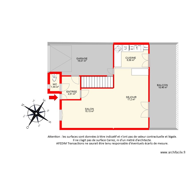 BI 6664 RDC. Plan de 0 pièce et 0 m2