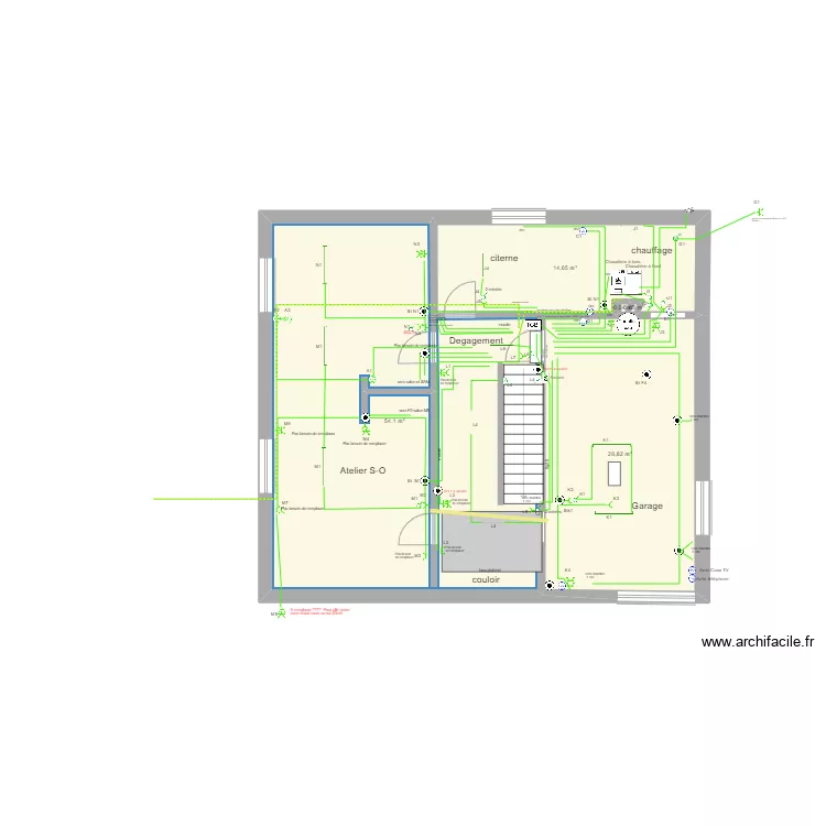 20220530 Electricit&eacute; cave Pierre. Plan de 