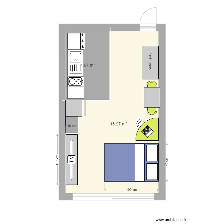 aprt au fidji. Plan de 