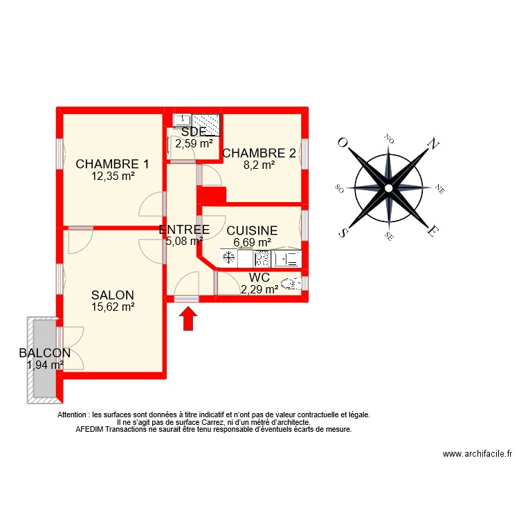 BI 12192. Plan de 0 pièce et 0 m2