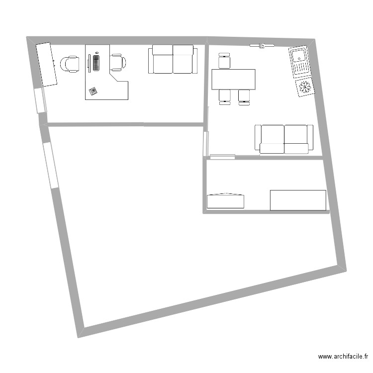 salle repos. Plan de 0 pièce et 0 m2