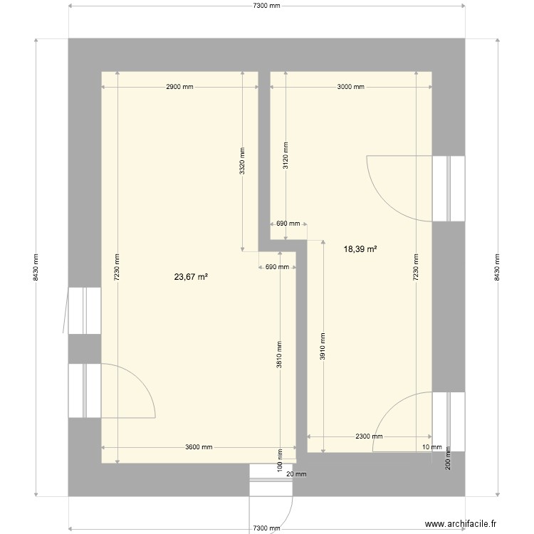 CHAIS2. Plan de 0 pièce et 0 m2